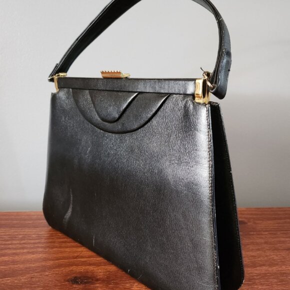 1960s faux leather purse - Picture 3 of 4